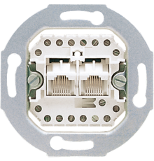 Телефонная UAE розетка, 8-ми полюсная; два терминала  UAE8-8UPO  Jung