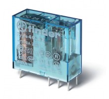 Миниатюрное универсальное электромеханическое реле; монтаж на печатную плату или в розетку; выводы с шагом 5мм; 2NO 8A; к  405290040300  Finder