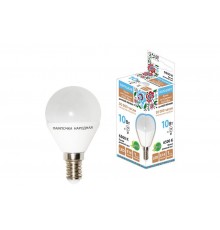 Лампа светодиодная FG45-10 Вт-230 В-6500 К-E14 Народная  SQ0340-1590  TDM