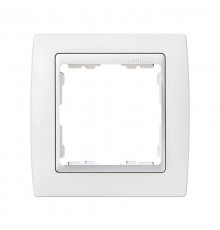 Simon 82 Рамка декоративная, 1 пост, S82, белый-белый  82610-30  Simon