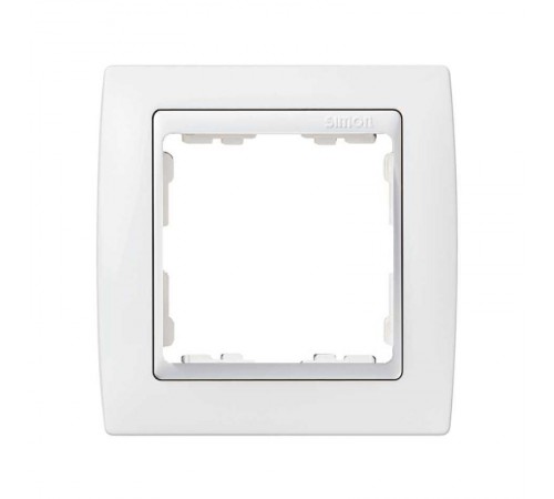 Simon 82 Рамка декоративная, 1 пост, S82, белый-белый  82610-30  Simon