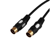 Шнур DIN 5 Pin - DIN 5 Pin, длина 1,5 метра (GOLD)  17-2522  REXANT