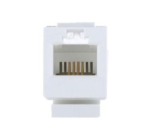 Механизм розетки телефонной RJ-12 (6 контакта) LK45  855600  Ecoplast