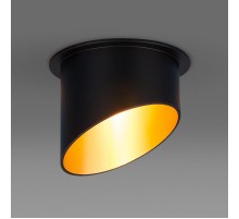 Светильник накладной 7005 MR16 BK/GD черный/золото спот  a040980  Elektrostandard