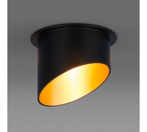 Светильник накладной 7005 MR16 BK/GD черный/золото спот  a040980  Elektrostandard