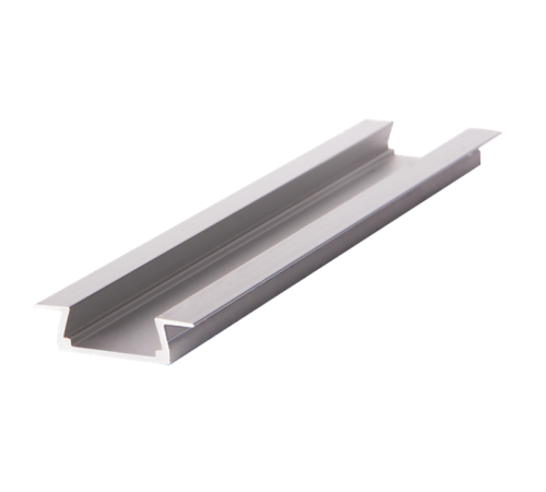 Профиль алюминиевый для светодиодной ленты PAL 2206 врезной анодированный IP20 2м  1009616  Jazzway