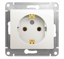 Glossa Перламутр Розетка с заземлением, 16А  GSL000643  SE