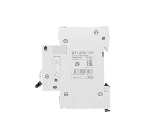 Выключатель автоматический однополюсный 63А С 4.5kA City9  C9F34163  SE