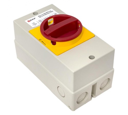 Переключатель кулачковый ПК-2-13 16А 3P "ВКЛ-ВЫКЛ" с блокировкой в боксе IP65  PROxima pk-2k-13-16-a65 EKF