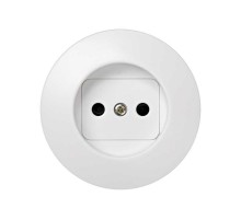 Simon 88 Накладка с защитными шторками на розетку двухполюсную без заземляющего контакта, S88, белый  88040-60  Simon