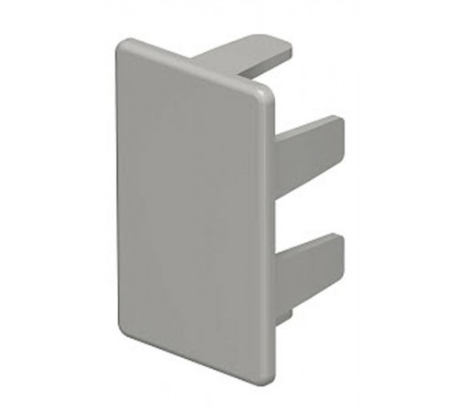 Торцевая заглушка кабельного канала WDK 25x40 мм (ПВХ,серый) (WDK HE25040GR)  6158749  OBO Bettermann