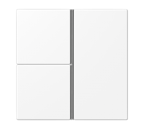 Набор накладок 3 группы для модулей F40; термопласт; белый матовый LS403TSAWWM Jung