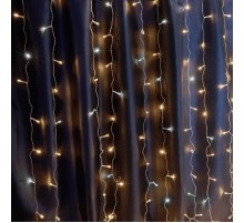 Светодиодная гирлянда CL24 занавес 3*3м + 3м 230V 2700К ,эффект стробов, c питанием от сети  41630  Feron