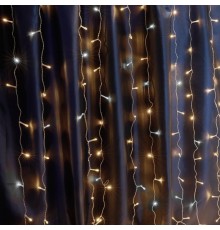 Светодиодная гирлянда CL24 занавес 3*3м + 3м 230V 2700К ,эффект стробов, c питанием от сети  41630  Feron