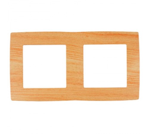 Рамка на 2 поста 12-5002-11  ,  сосна  Б0019147  ЭРА