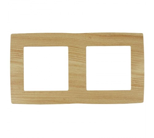 Рамка на 2 поста 12-5002-11  ,  сосна  Б0019147  ЭРА