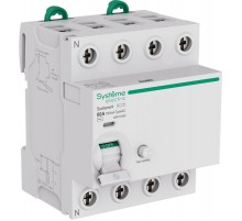 Systeme9 Выключатель дифференциального тока (ВДТ) 80A 4P 100мА Тип-AC 400В  S9R13480  SE