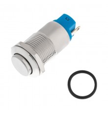 Кнопка антивандальная D12 Б/Фикс (2с) (ON)-OFF выпуклая (A12-B2) (в упак. 1шт.)  06-0339-A  REXANT