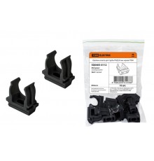 Крепеж-клипса для трубы ПНД 20 мм черная  SQ0405-0112  TDM