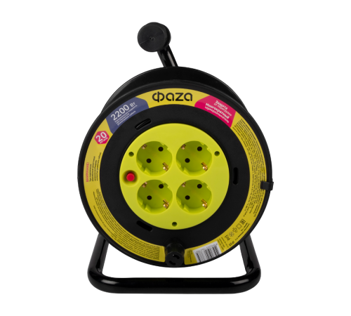 Удлинитель  CRG-04-2000 (Катушка, 4 х 20) заземл.  .5063785  ФАZA