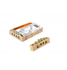 Шина "N" нулевая 6х9мм 4/2 (4 группы/крепеж по краям)   SQ0801-0057  TDM