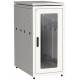 Шкаф сетевой 19" LINEA N 18U 600х1000 мм стеклянная передняя дверь серый  LN35-18U61-G  ITK