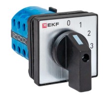 Переключатель кулачковый ПК-1-102 10А 2P "0-1-2-3" IP65  pk-1-102-10-65  EKF