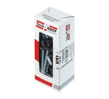 Саморез КР св. 4,8х70 RAL-8019 (коричневый) (30 шт) - коробка ( 0,277 кг)  124651  Tech-KREP