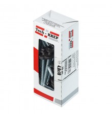 Саморез КР св. 4,8х70 RAL-8019 (коричневый) (30 шт) - коробка ( 0,277 кг)  124651  Tech-KREP