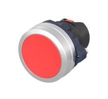 Головка кнопки плоская без фиксации, красная, алюминий  M22P-FMRA  DKC