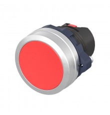 Головка кнопки плоская без фиксации, красная, алюминий  M22P-FMRA  DKC