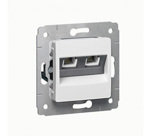 Cariva Белый Розетка ТЛФ 2-ая  773639  Legrand