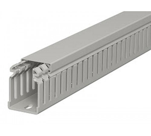 Распределительный кабельный канал LKV 50x37,5x2000 мм (ПВХ,серый) (LKV 50037)  6178312  OBO Bettermann