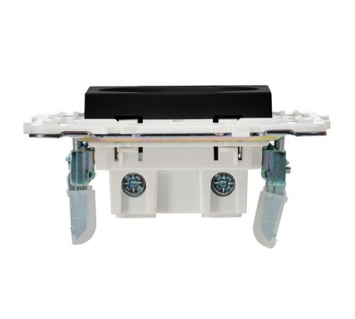 SKANDY Розетка без заземления с защитными шторками 10А SK-R01Bl черный  SK-R13-10-K02  IEK