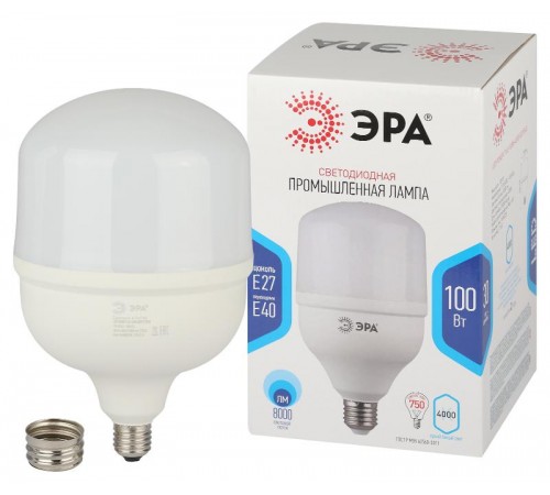 Лампа светодиодная LED 100Вт Е27/Е40 4000К smd POWER 100W-4000-E27/E40  Б0032089  ЭРА
