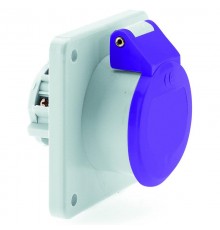 Розетка встраиваемая 32А 2п, 20-25В, IP44 фланец 55х55 Bals I 4311 I Bals