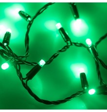Светодиодная гирлянда ARD-STRING-CLASSIC-10000-BLACK-100LED-FLASH GREEN (230V, 7W)  025801  Arlight