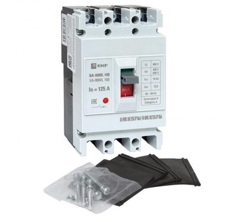Выключатель автоматический ВА-99М 100/125А 3P 18кА EKF Basic  mccb99-100-125mI  EKF
