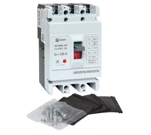 Выключатель автоматический ВА-99М 100/125А 3P 18кА EKF Basic  mccb99-100-125mI  EKF