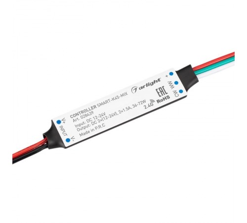 Контроллер SMART-K45-MIX (12-24V, 2x1.5A, 2.4G)  028439  Arlight