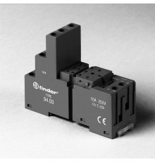 Розетка с винтовыми клеммами (с зажимной клетью) для реле 55.33, таймера 85.03; применяются модули 86.00, 99.02;  94030SMA  Finder