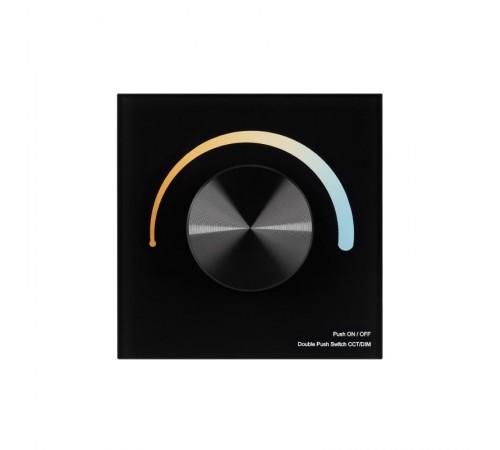 Панель SMART-P20-MIX-G-IN Black (12-24V, 4x3A, Rotary, 2.4G) (Arlight, IP20 Пластик, 5 лет)  033762  Arlight