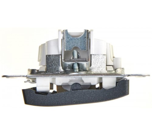 Glossa Антрацит Выключатель 2-клавишный с подсветкой сх.5а, 10АХ  GSL000753  SE