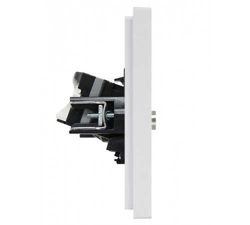 FORTE&PIANO Розетка двойная TV+RJ45 кат.5E FP236 белый  FP-AK20-1-K01  IEK
