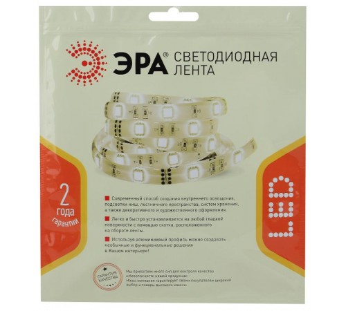 Лента светодиодная LS2835-4,8-60-24-33-4000К-5m  Б0043108  ЭРА