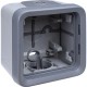 Plexo Серый Коробка 1-ая для наружного монтажа IP55  069651  Legrand