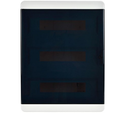 Корпус пластиковый встраиваемый на 54 модуля ЩРВ-П-54 IP41 черная прозрачная дверь TEKFOR  TF5-KP12-V-54-41-K01-K03 TEKFOR  IEK