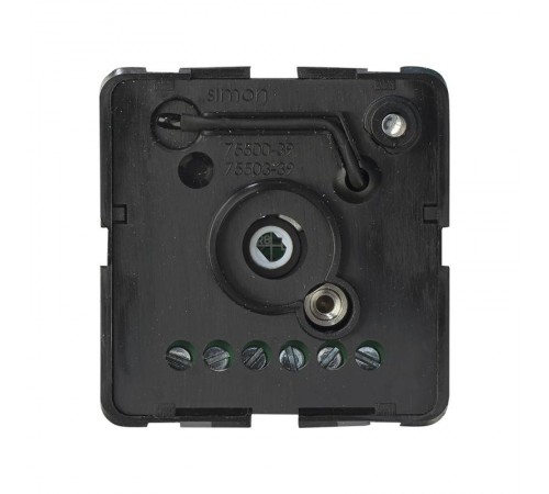 Simon 75 Механизм Термостат управления системой отопления и кондиционирования, 5-35°С, 230В, S27, S82, S82N, S88, S82  75500-39  Simon