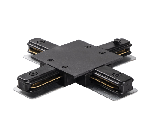 Коннектор для встраиваемого шинопровода чёрный X -образный PTR/R CX-BL  .5031937  Jazzway