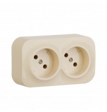 Quteo Слоновая кость Розетка 2-я без заземления  782261  Legrand